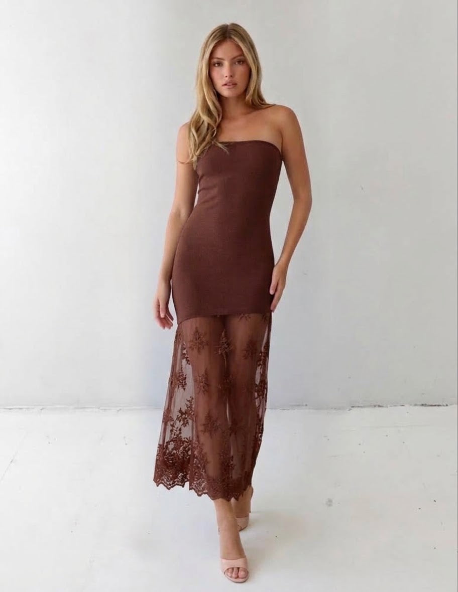 Lucky Dress Brown