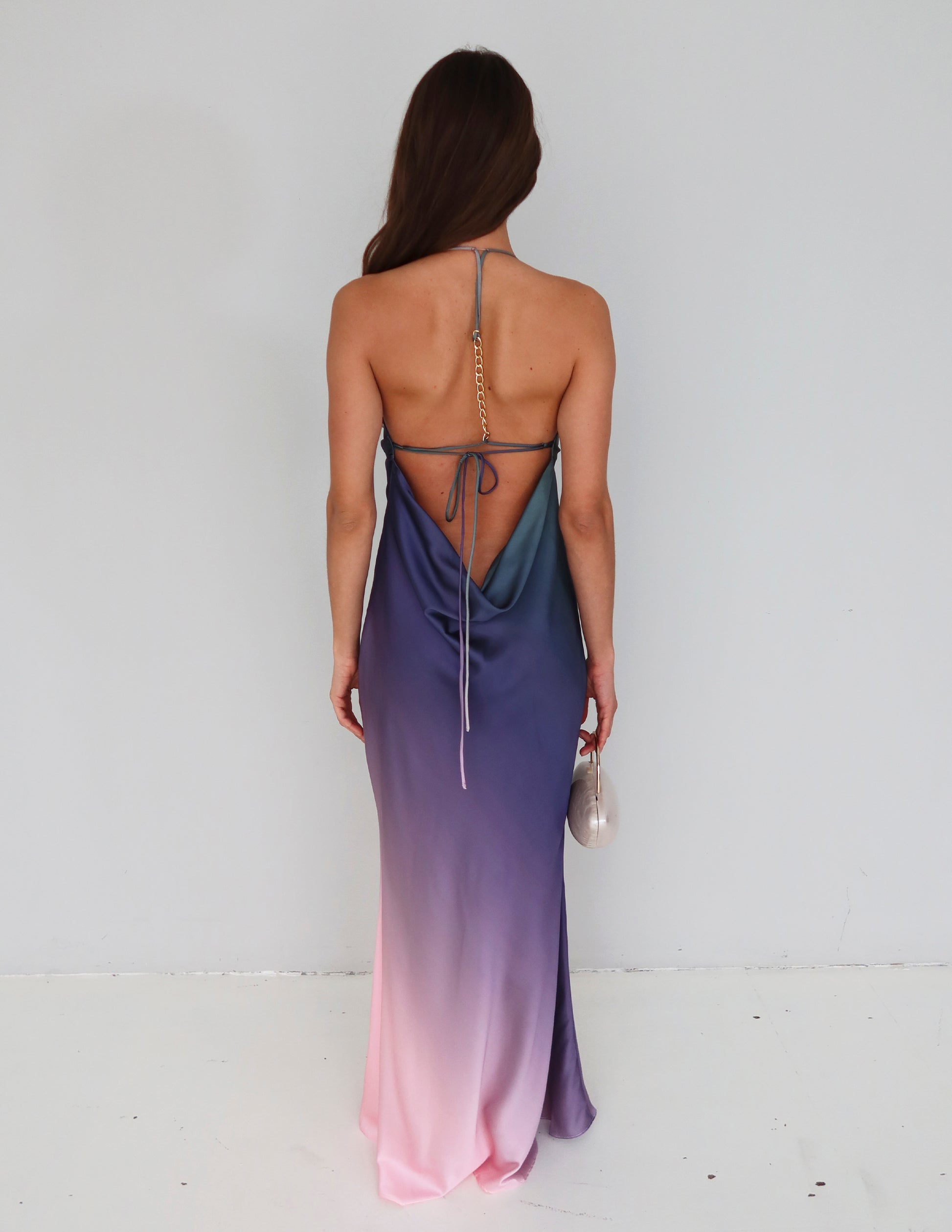 Piscis Maxi Dress Blue