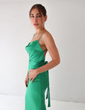 Samar Dress Green