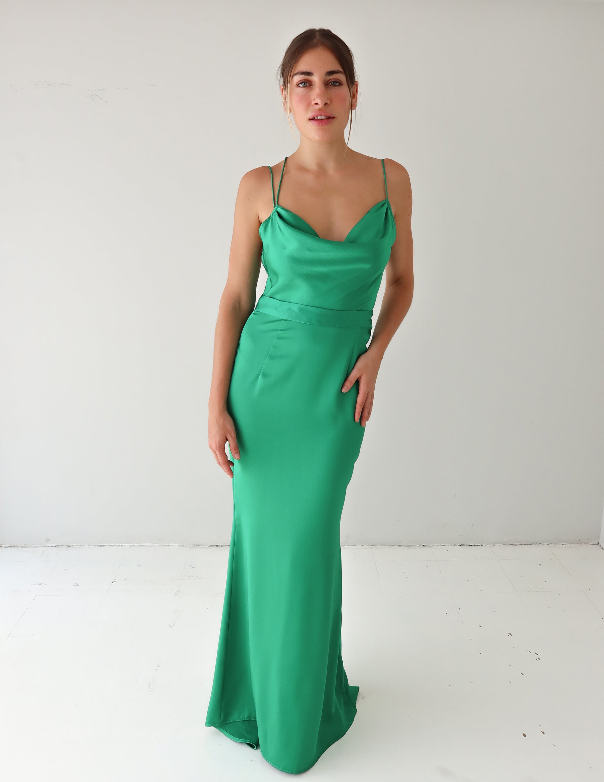 Samar Dress Green