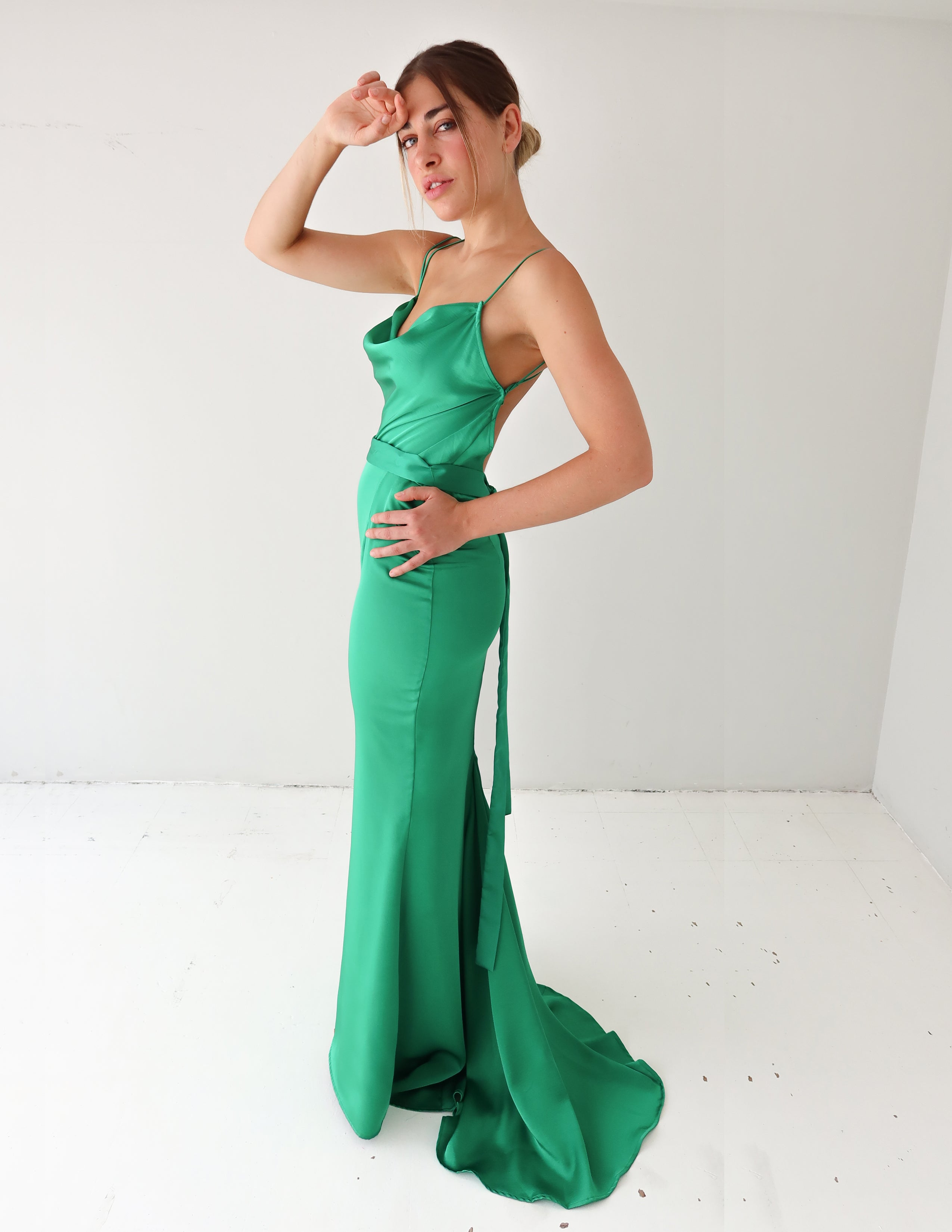 Samar Dress Green