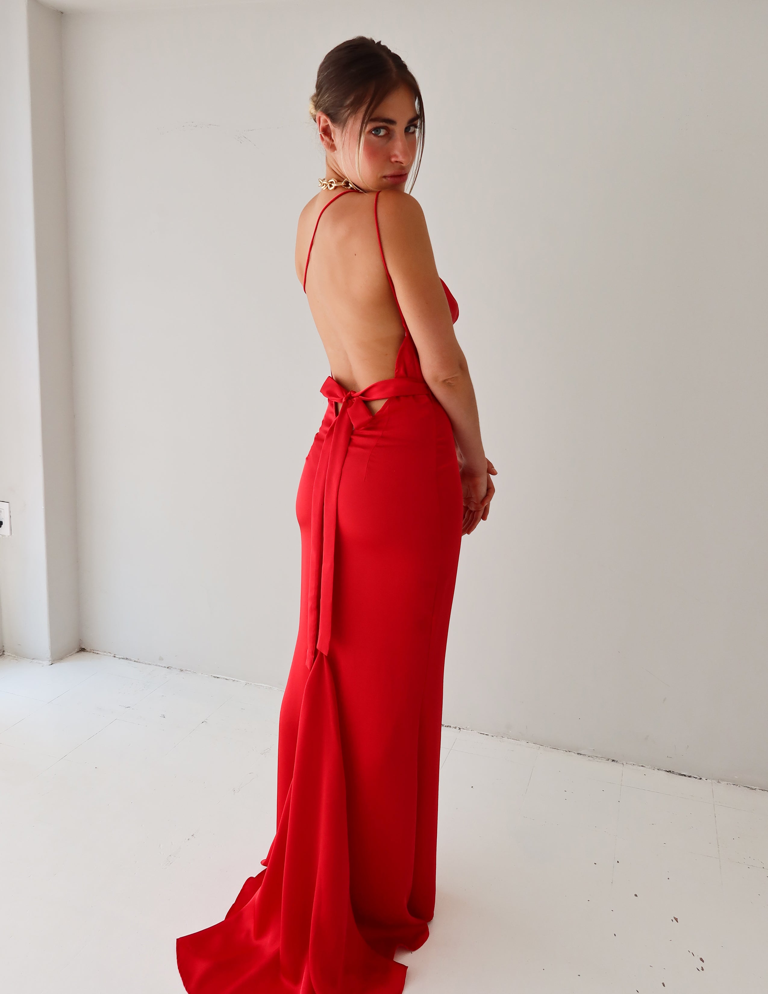 Samar Dress Red