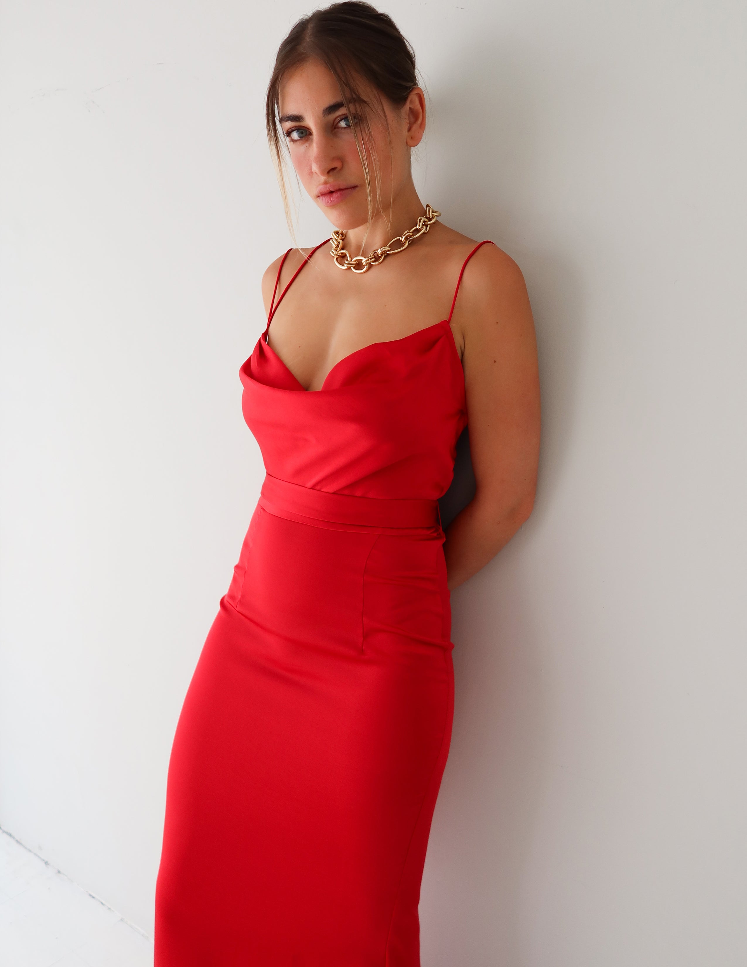 Samar Dress Red