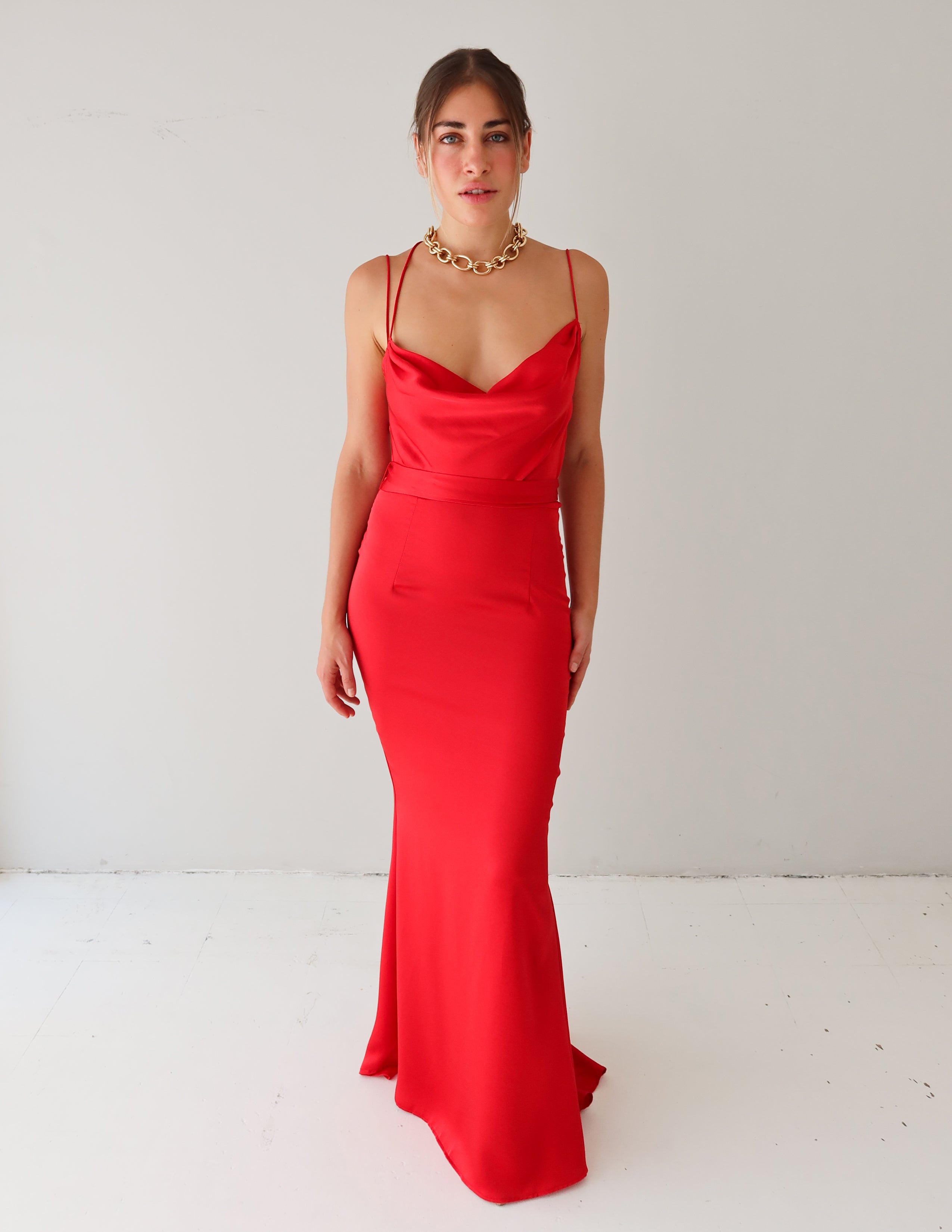 Samar Dress Red